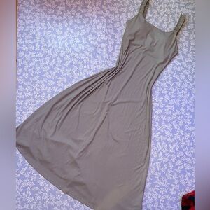 Wallflower Light Gray Maxi Dress
